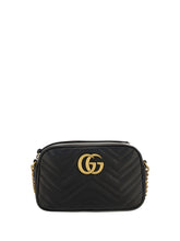 GUCCI OS marmont leather shoulder bag 