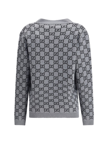GUCCI M gg supreme reversible cardigan