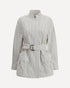 Fendi Striped Shirt Jacket White