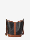small triomphe canvas bucket bag