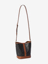 small triomphe canvas bucket bag