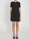 short dress with embroidery