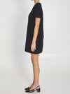 short dress with embroidery