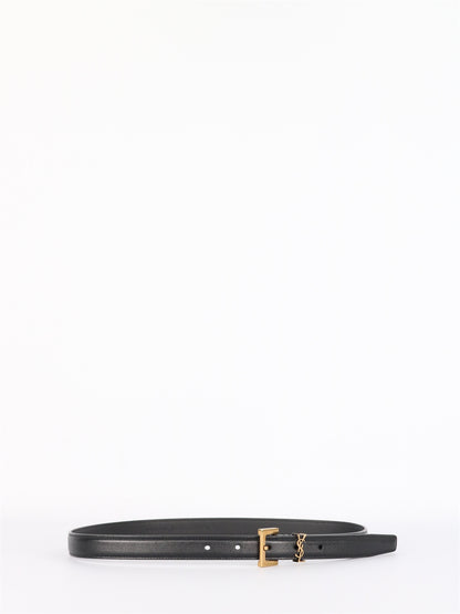 SAINT LAURENT 75 cassandre thin belt