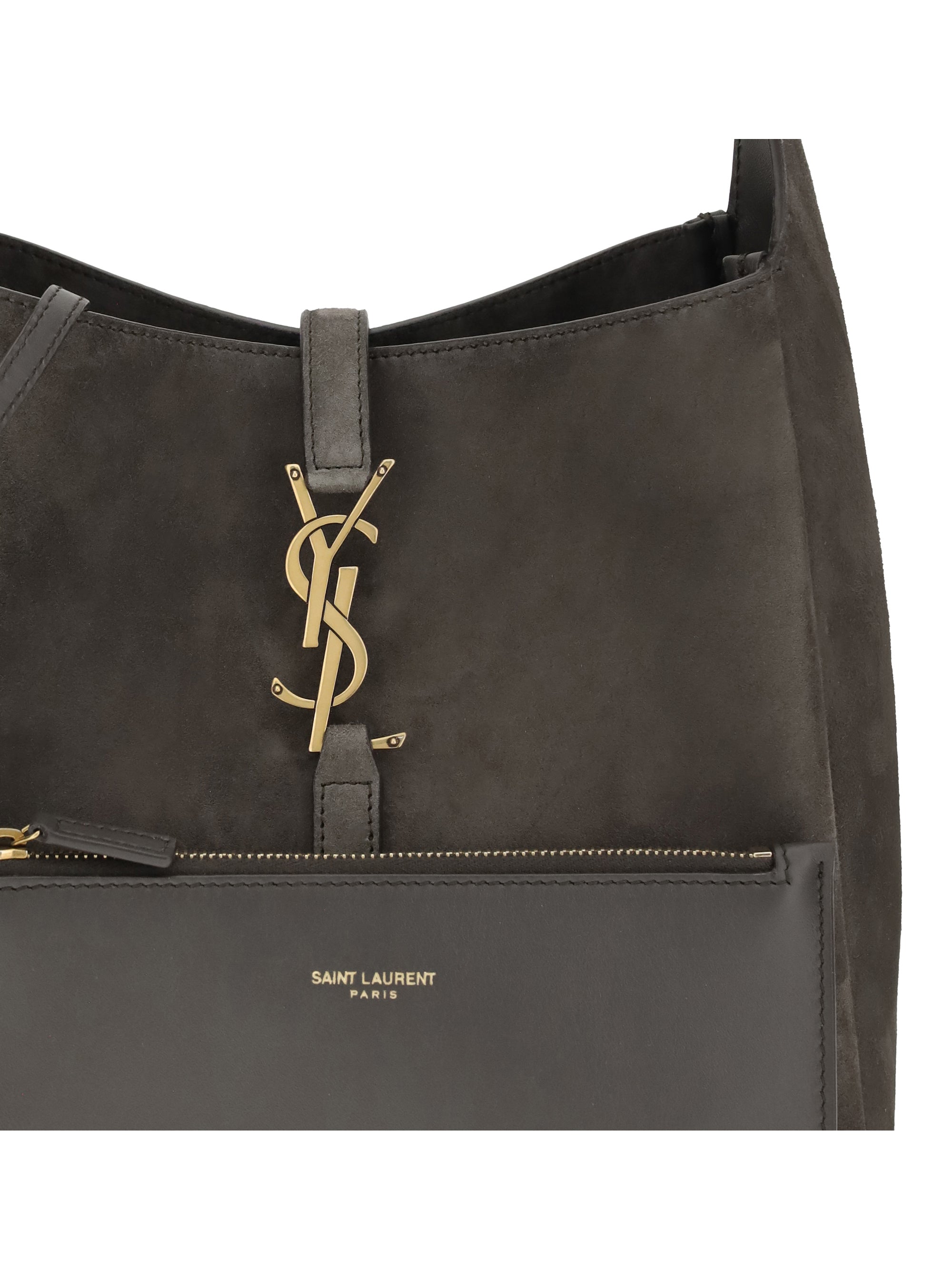 le 5 à 7 small suede shoulder bag