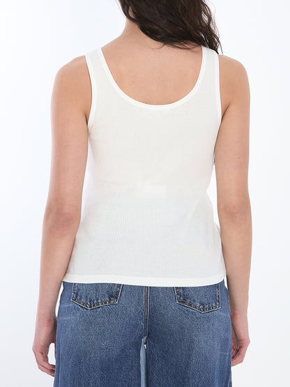 CHLOE M tank top with logo