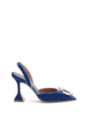 begum velvet slingback sandals