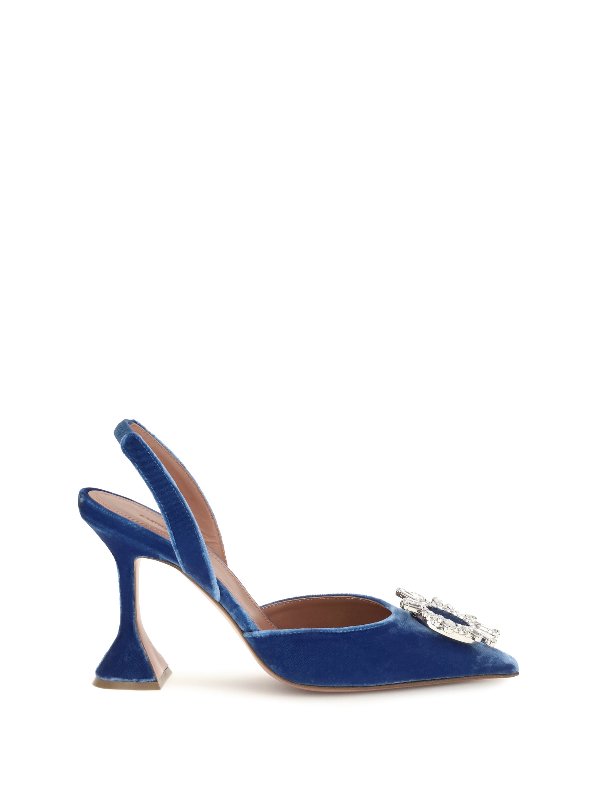 begum velvet slingback sandals