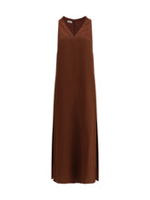 BRUNELLO CUCINELLI L v-neck long dress