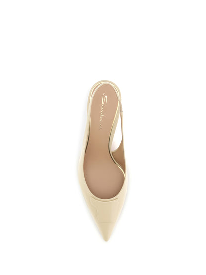 SANTONI 36 taylor slingback pumps