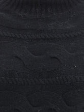 MAX MARA STUDIO L high-neck cable-knit sweater 