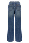high-waisted stonewashed cotton denim clayton jeans