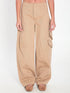 ALAIA 38 rounded cargo trousers