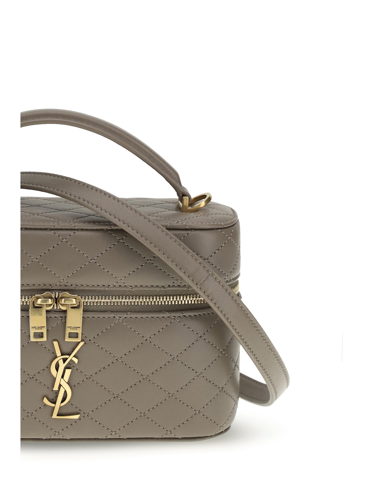SAINT LAURENT OS vanity gaby leather handbag