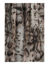 short snake-print dress