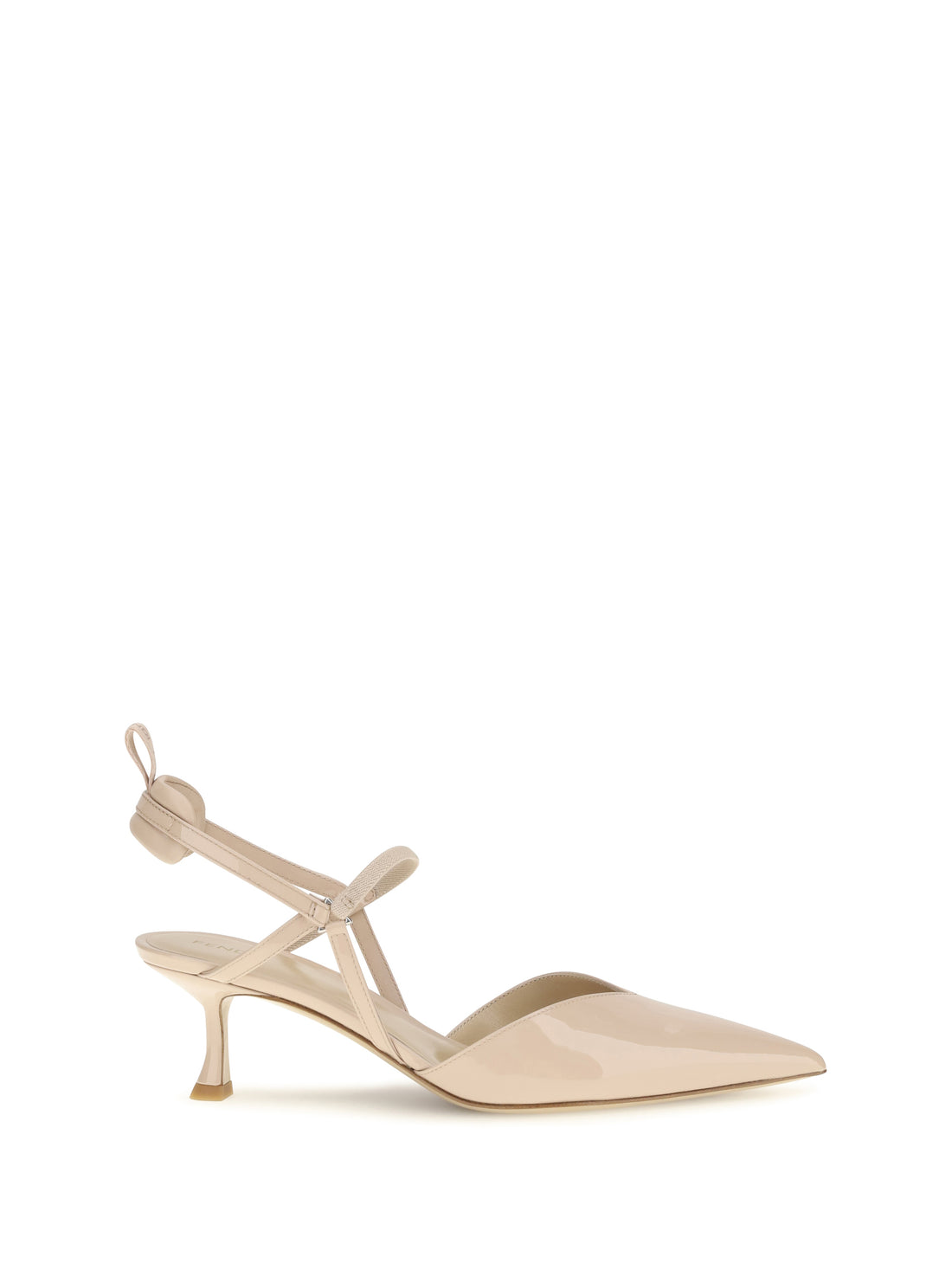 FENDI 36 patent leather colibrì slingback pumps