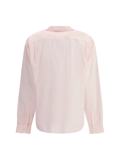 PRADA 38 shirt in cotton with a ribbon detail