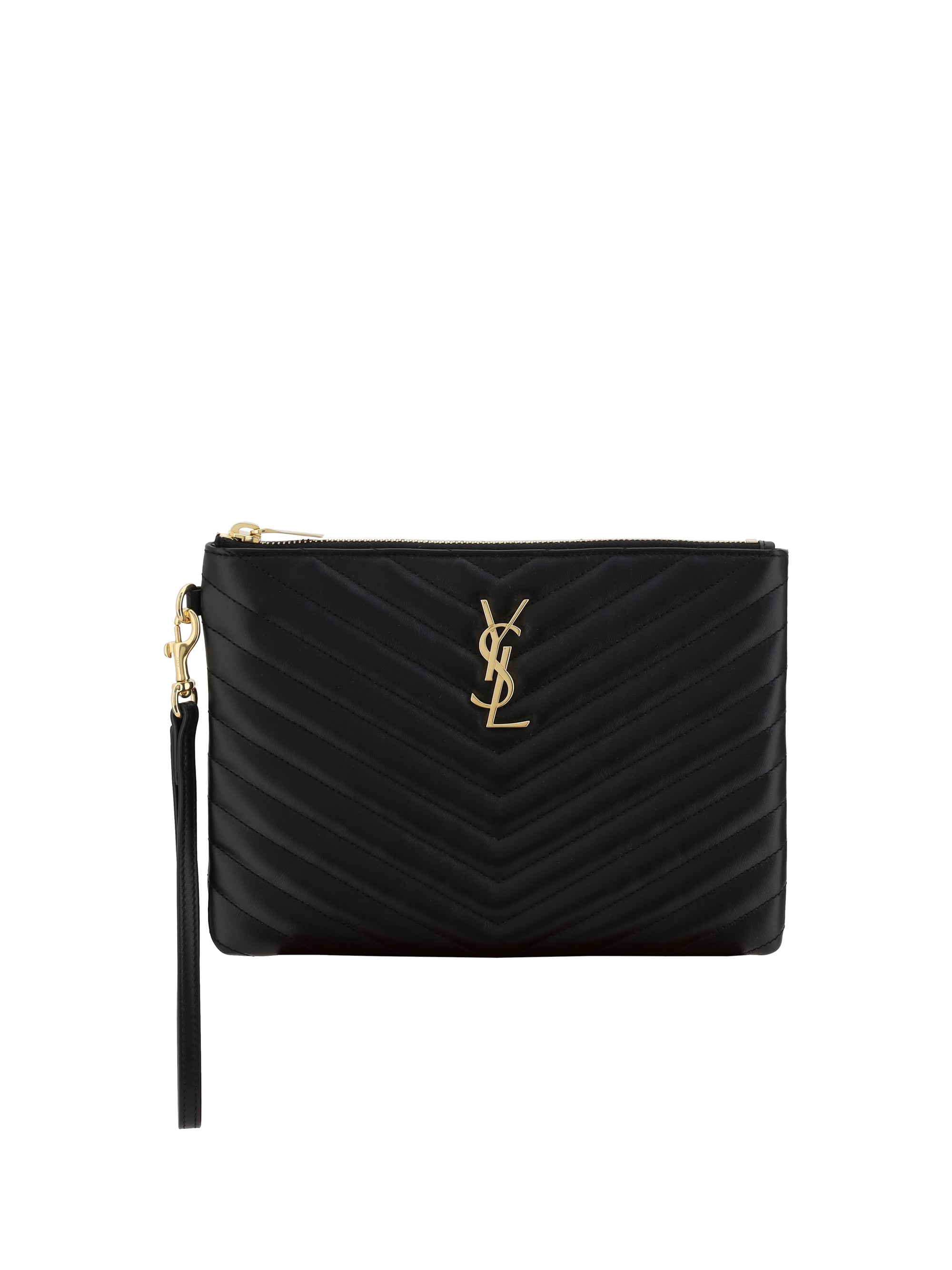 matelassé pouch bag