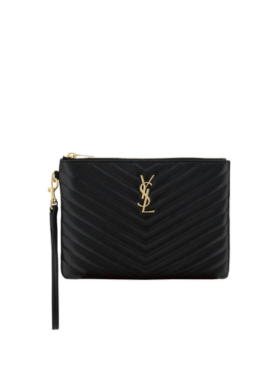 matelassé clutch bag