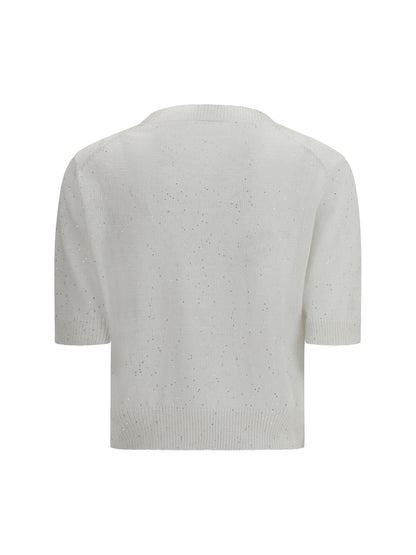 BRUNELLO CUCINELLI S dazzling cotton sweater