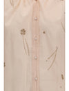 fleurs d’orient embroidered voile bohemian shirt