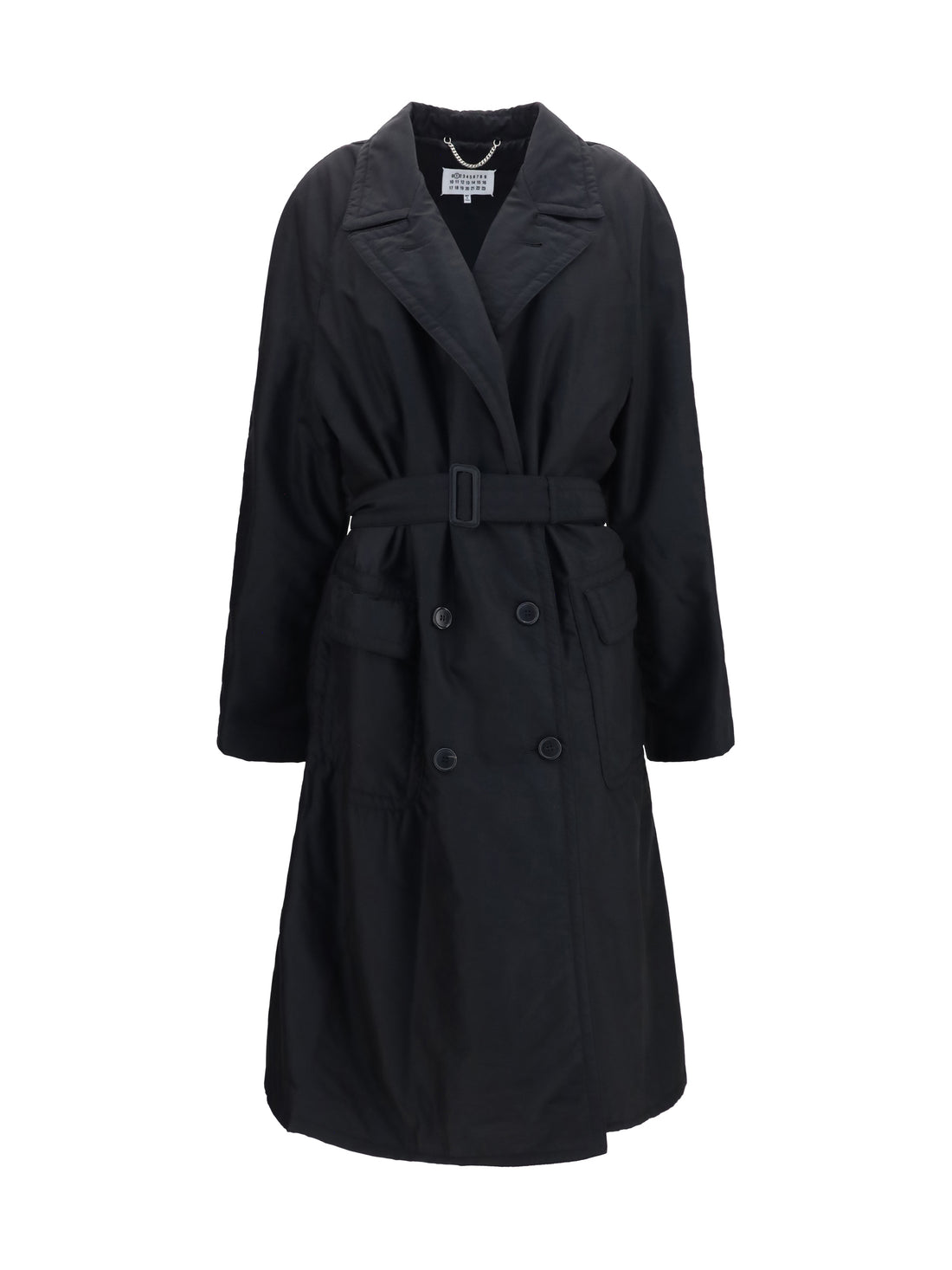 MARGIELA 40 double-breasted belted coat