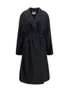 double-breasted belted coat