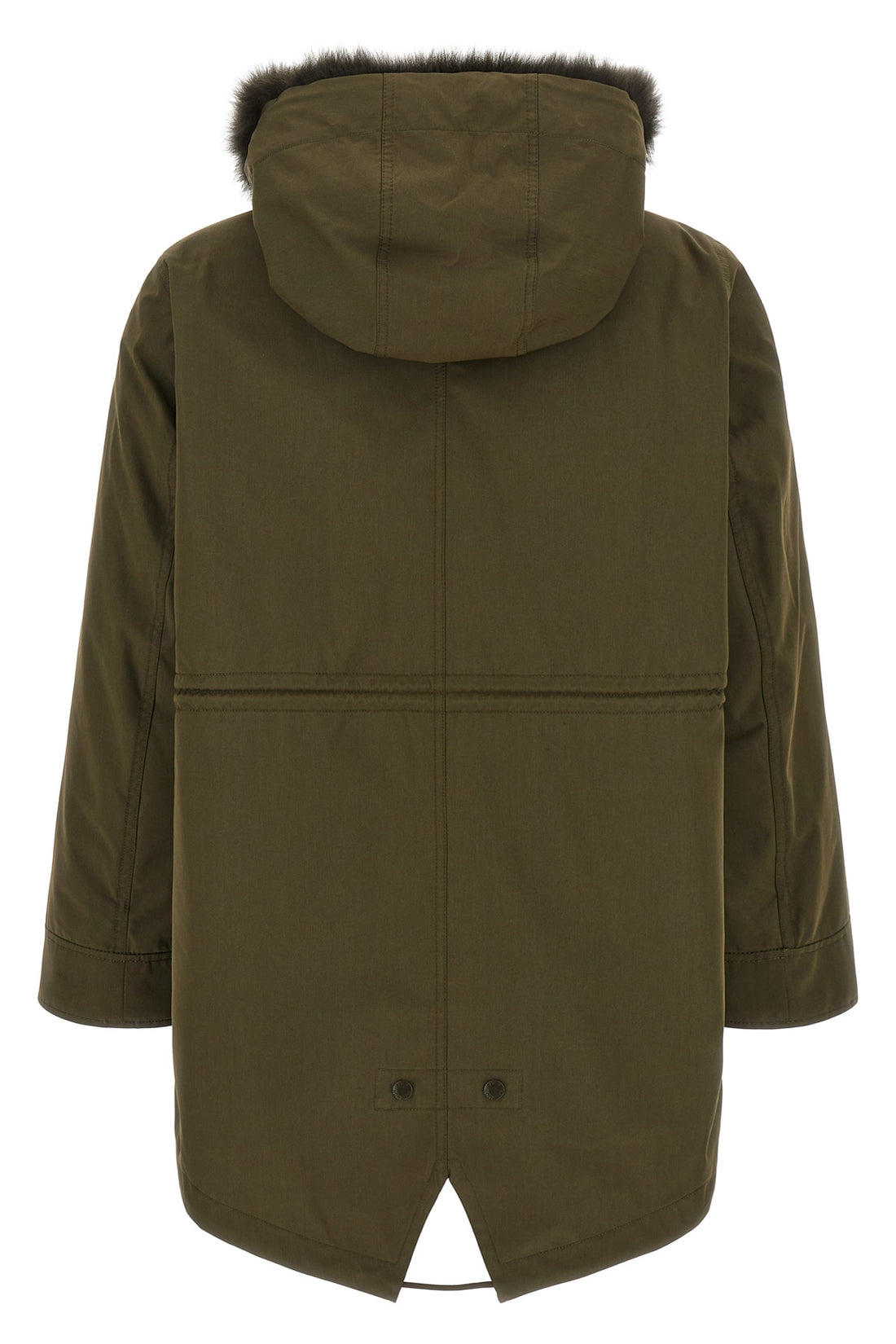 ARMY YVES SALOMON 36 the yves salomon iconic short army parka redefines luxury outerwear through a