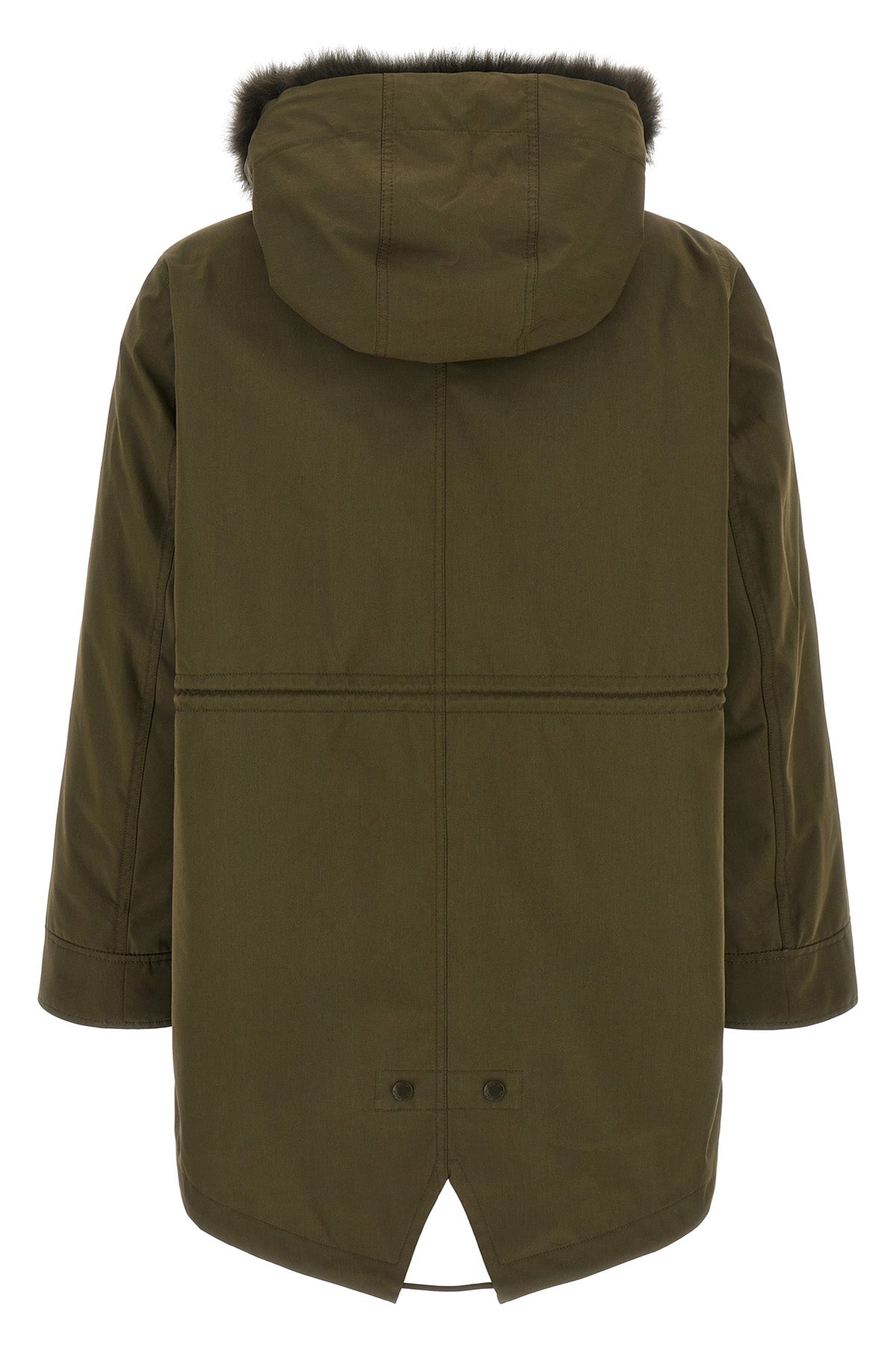 the yves salomon iconic short army parka redefines luxury outerwear through a