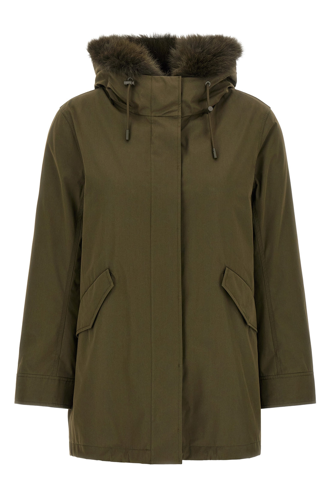 ARMY YVES SALOMON 36 the yves salomon iconic short army parka redefines luxury outerwear through a