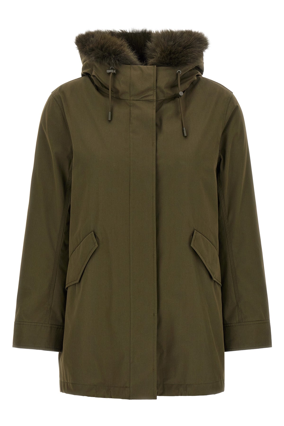 the yves salomon iconic short army parka redefines luxury outerwear through a