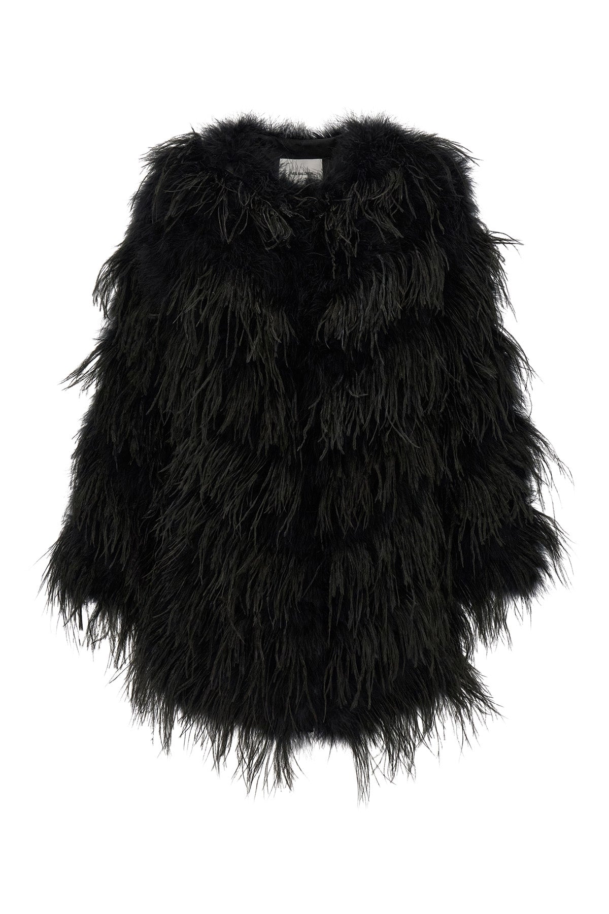 the yves salomon caban sets new standards in volume and texture in the winter wa