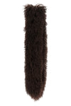 the yves salomon scarf sets new standards of tactile luxury through a voluminous