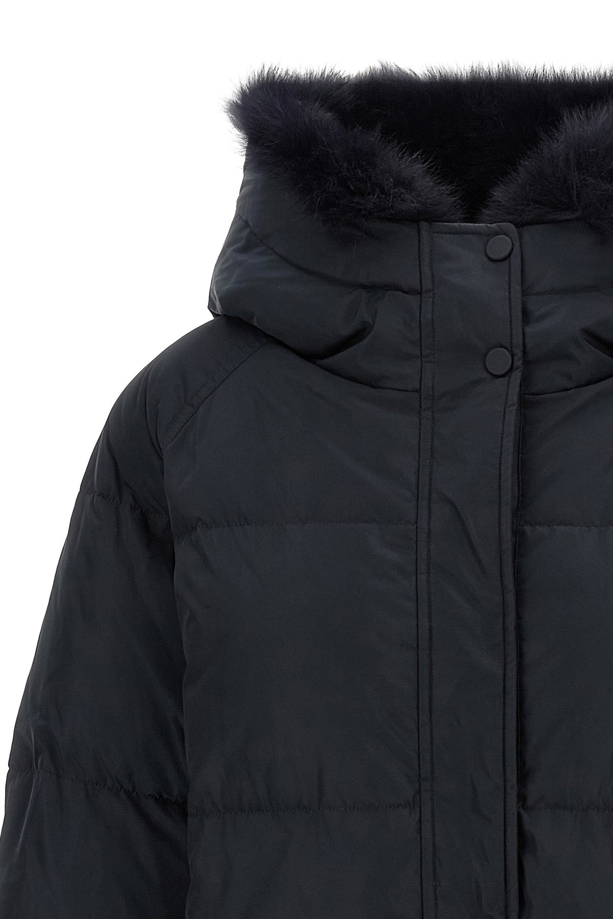 the army yves salomon long down jacket stands out for its enveloping and structu