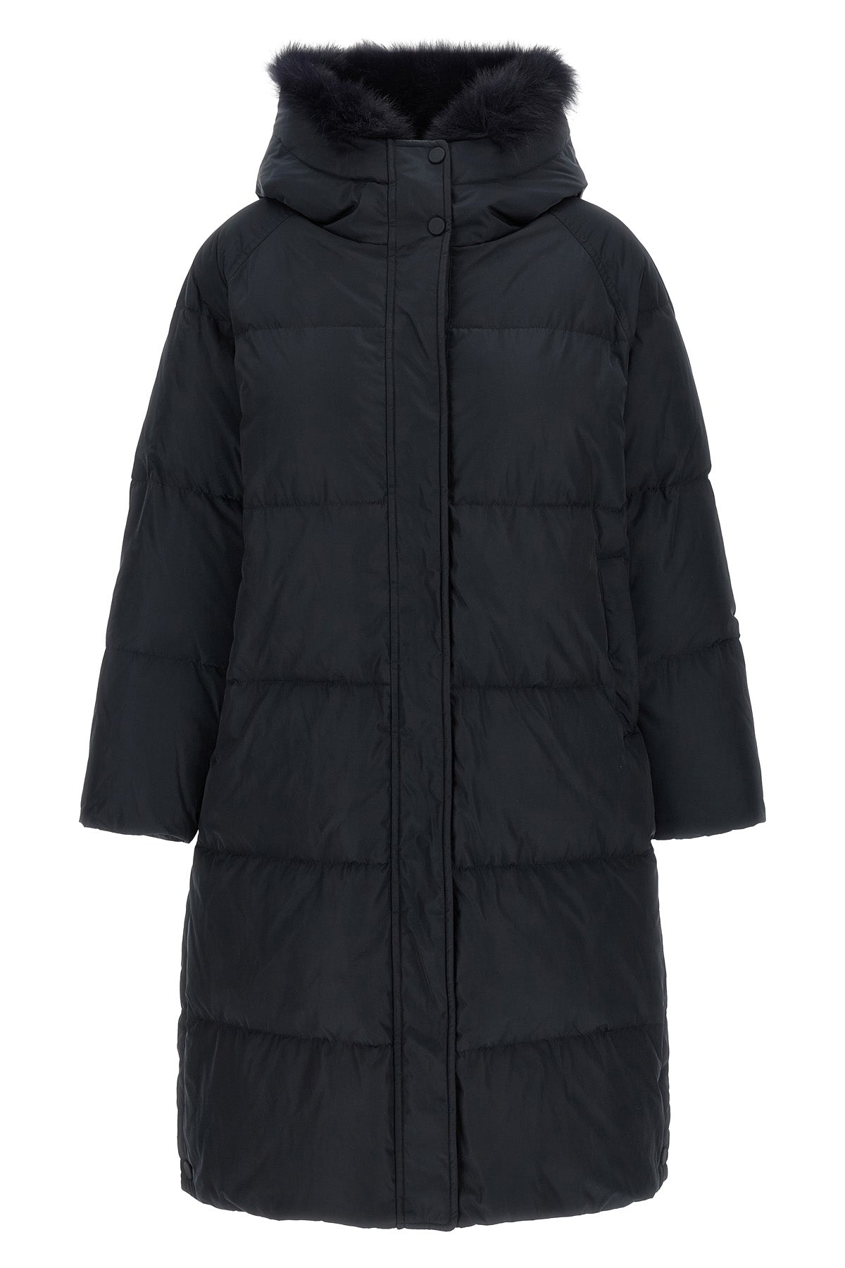 the army yves salomon long down jacket stands out for its enveloping and structu
