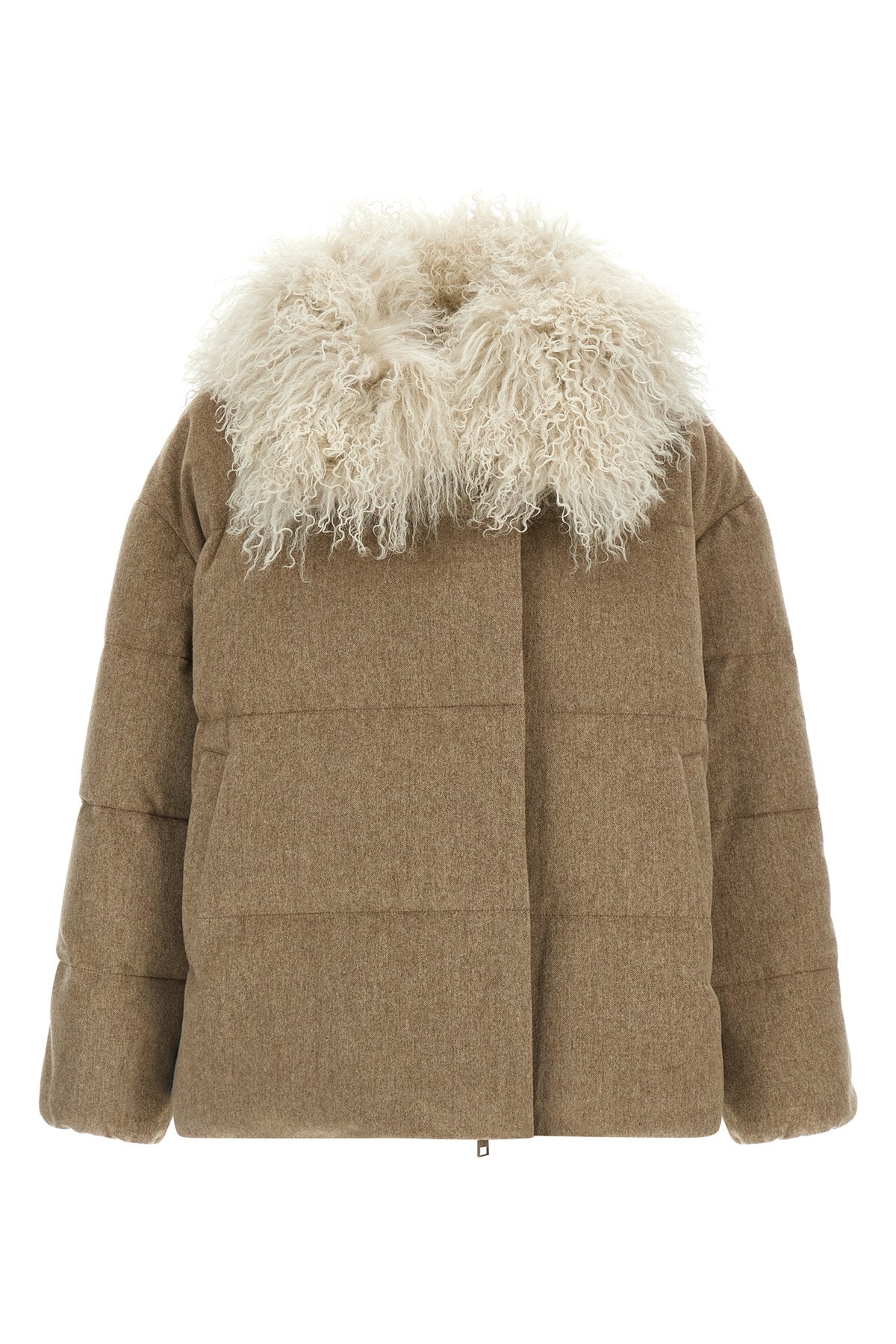 the yves salomon army down jacket redefines the codes of luxury outerwear throug