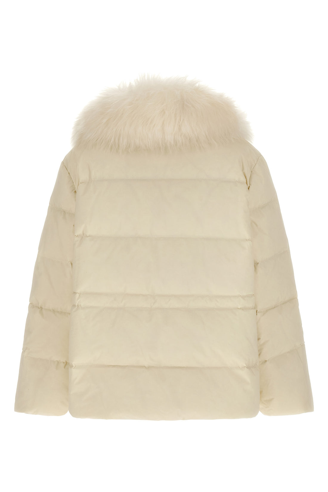 ARMY YVES SALOMON 36 the army yves salomon down jacket stands out for a quilted silhouette