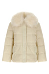 the army yves salomon down jacket stands out for a quilted silhouette