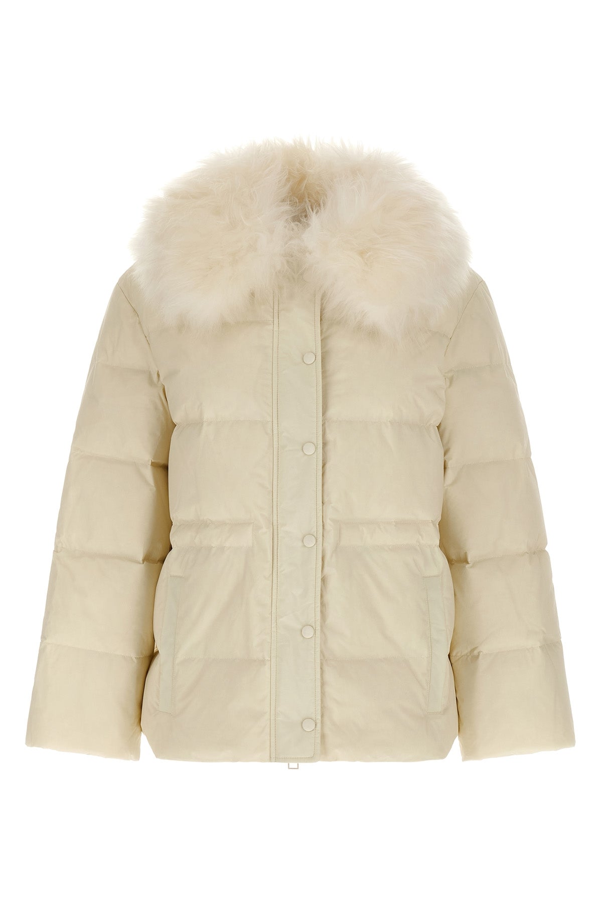 the army yves salomon down jacket stands out for a quilted silhouette