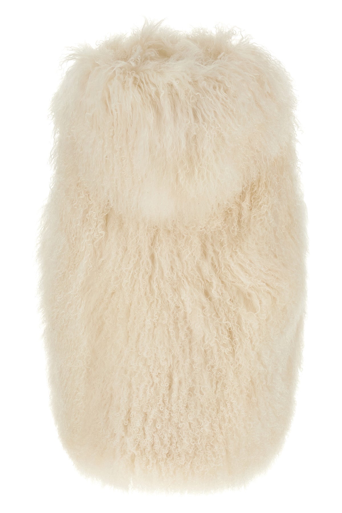the yves salomon vest in pure lamb fur is distinguished by a sleeveless construc