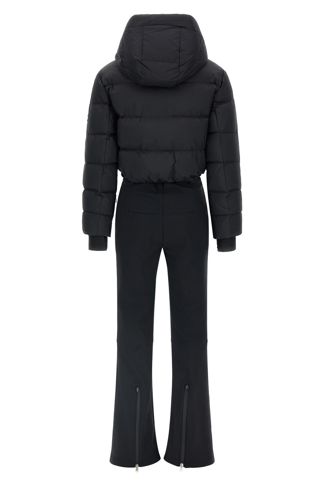 YVES SALOMON 36 the yves salomon interno in visone ski suit features a hybrid construction in