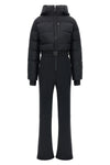 the yves salomon interno in visone ski suit features a hybrid construction in