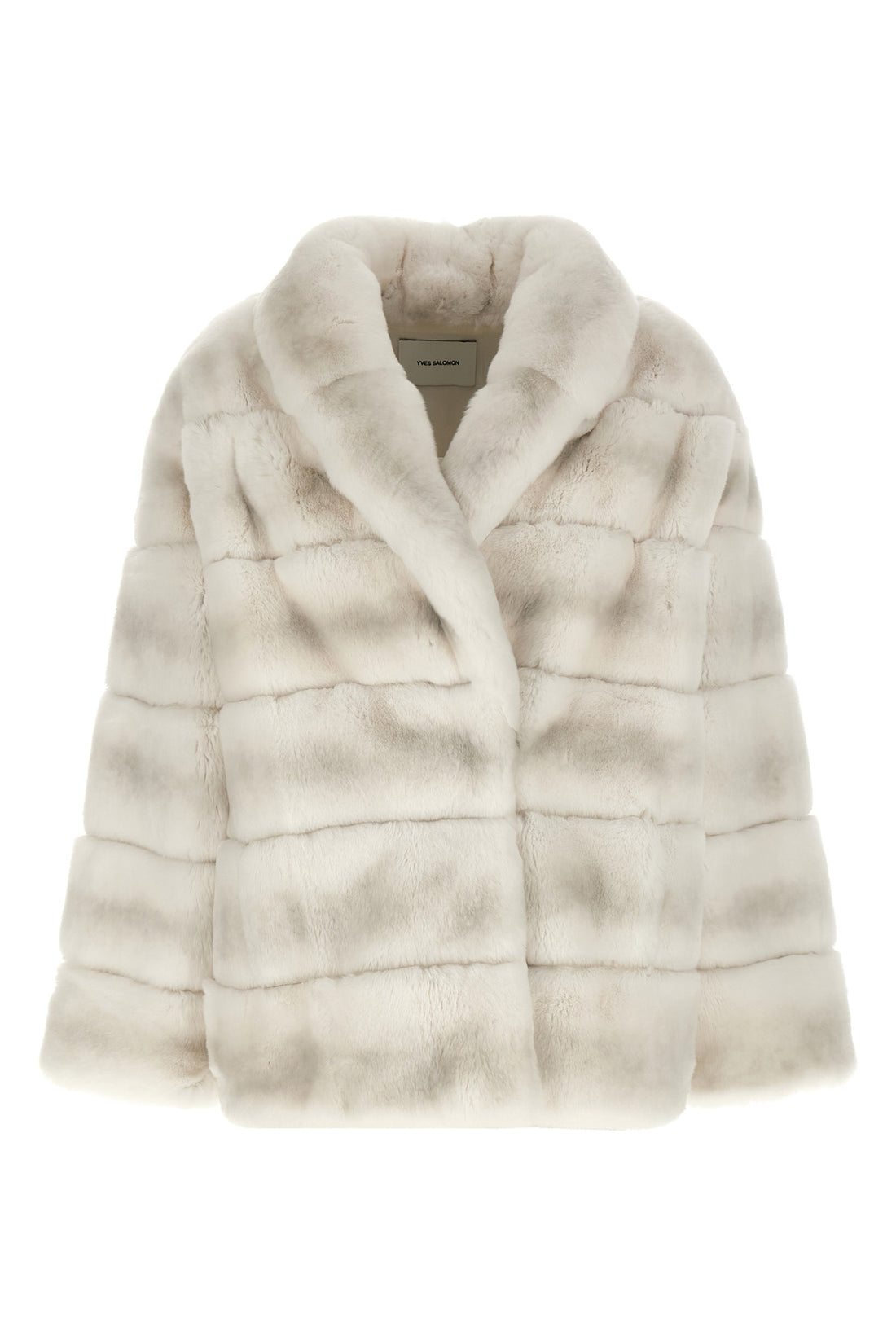 YVES SALOMON 36 the yves salomon jacket in fine rabbit fur is distinguished by a sophisticated q