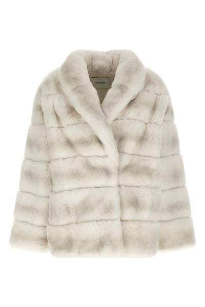 the yves salomon jacket in fine rabbit fur is distinguished by a sophisticated q