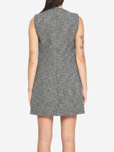 GUCCI 42 seeded wool dress