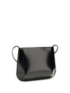 loge brushed leather crossbody bag