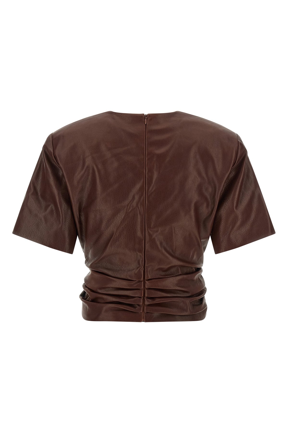 magda butryms 15 t-shirt in fine sheep leather redefines the codes of contemp