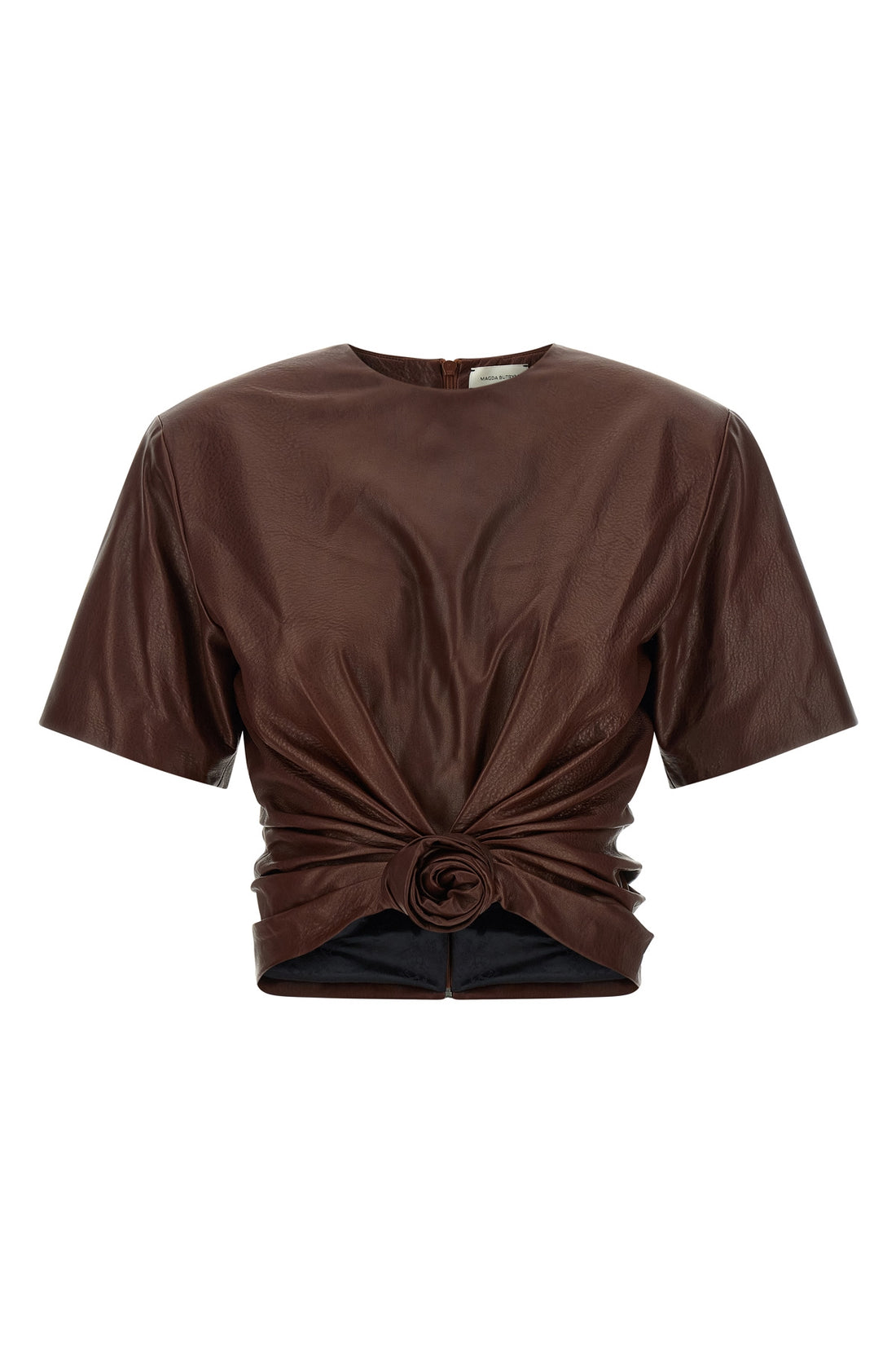 MAGDA BUTRYM 34 magda butryms 15 t-shirt in fine sheep leather redefines the codes of contemp