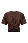 magda butryms 15 t-shirt in fine sheep leather redefines the codes of contemp