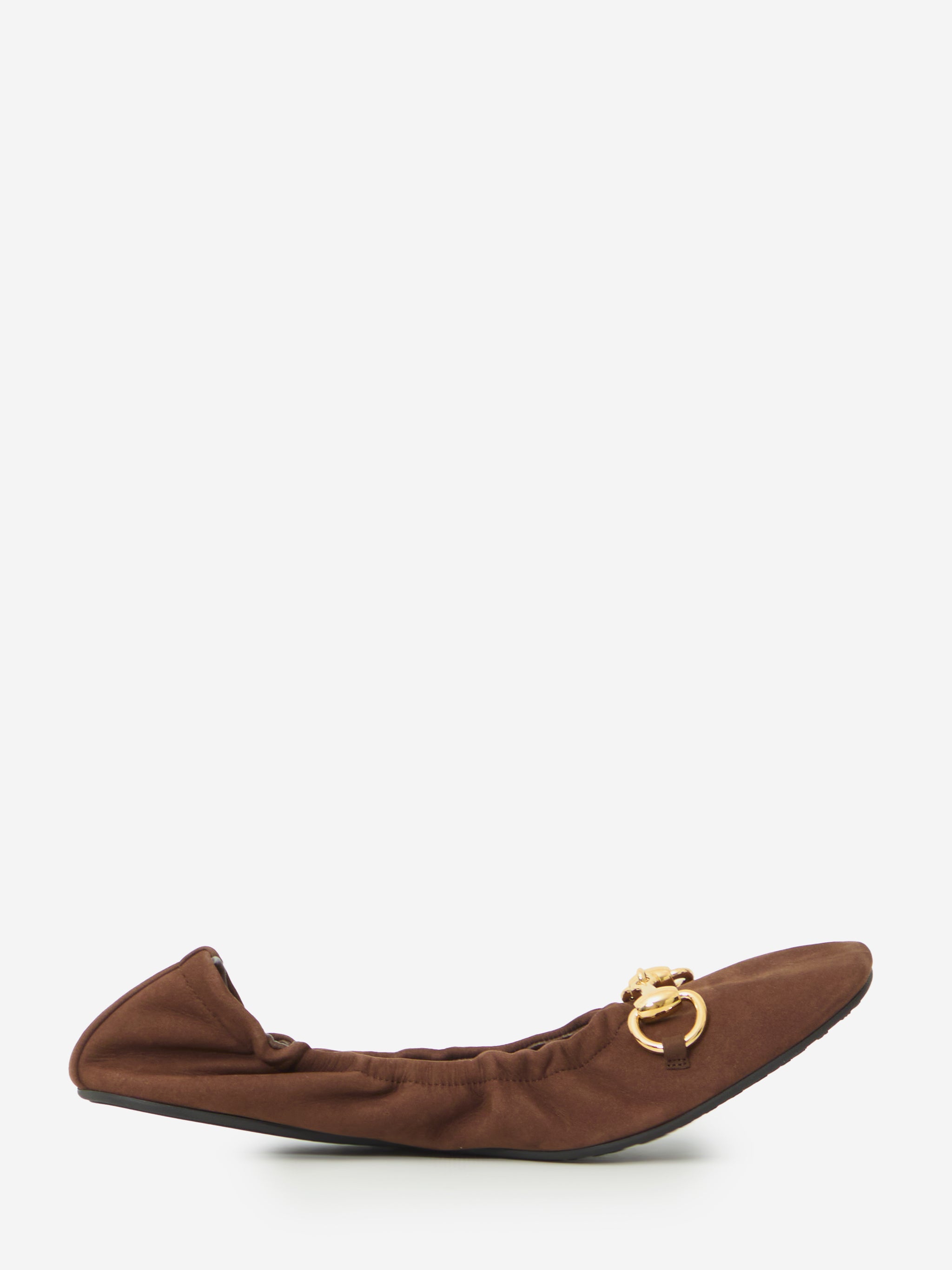 prima ballerina flat in suede